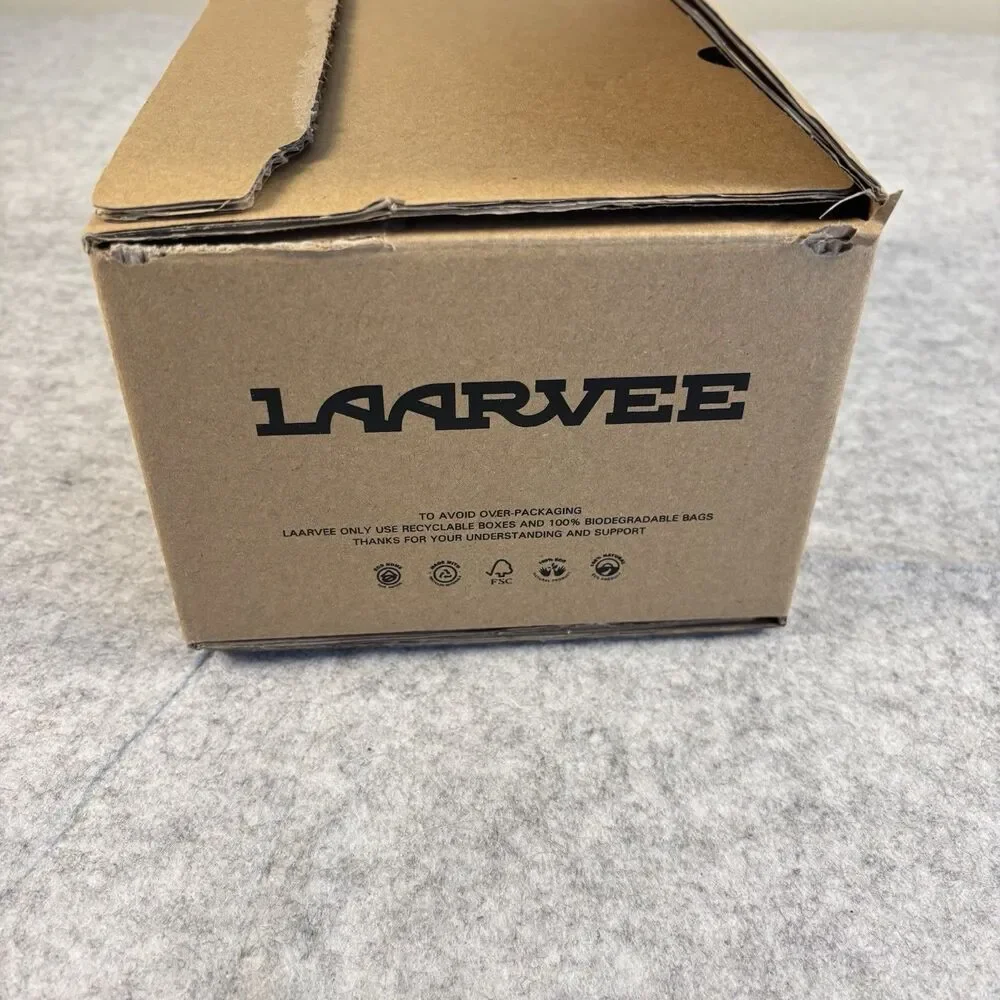 EMPTY REPLACEMENT STORAGE WATCH BOX & CONTENTS ONLY - LAARVEE PEA001-GBLK